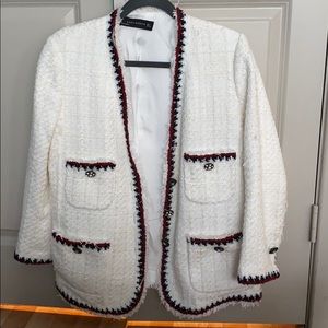 white blazer from Zara size L